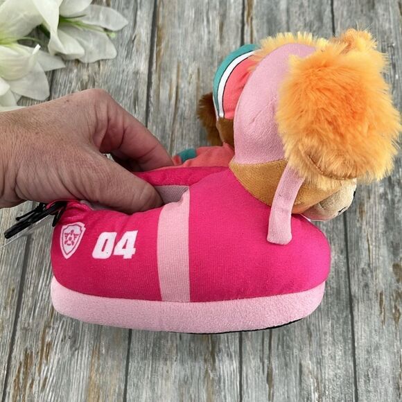 Baby Toddler Girl Paw Patrol Comfy Cozy Slippers Size 7/8 - Picture 3 of 12